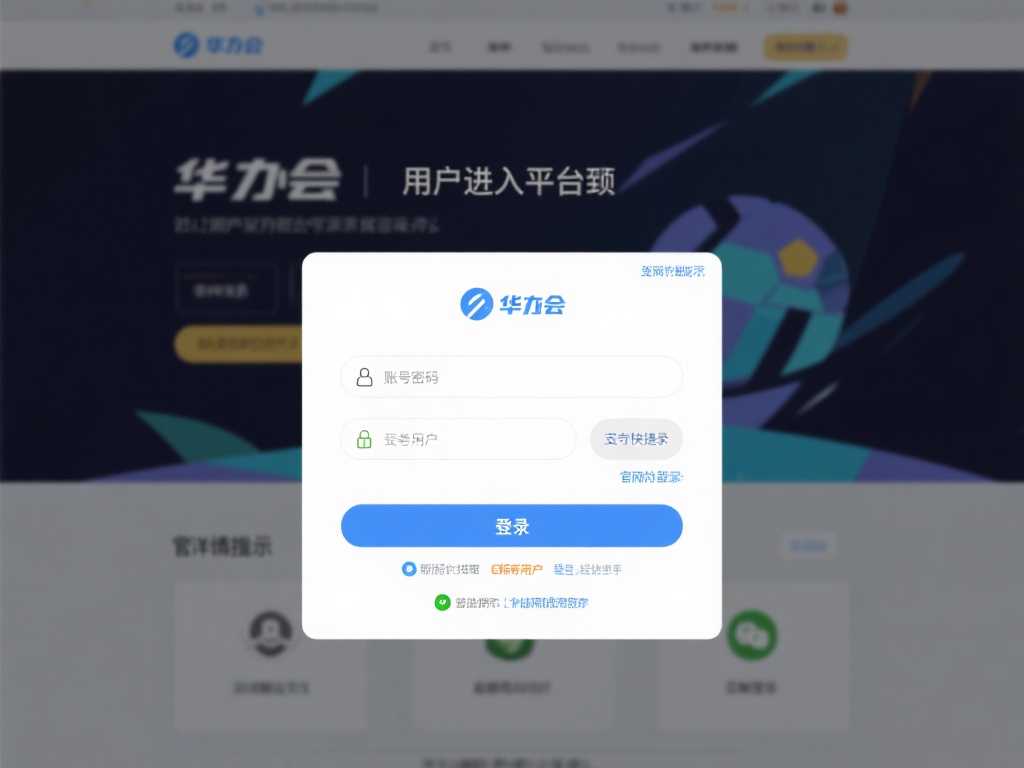 华体会登陆官网首页 (华体会登陆官网首页,畅享极致游戏体验平台) 作为用户进入平台的第一步,登录功能在官网首页中占据